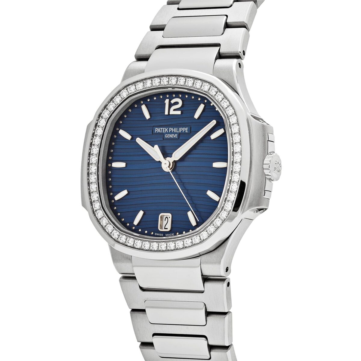 Patek Philippe Nautilus 7118/1200A-001 'Ladies' Blue Dial Diamond Bezel (2024) - Image 3