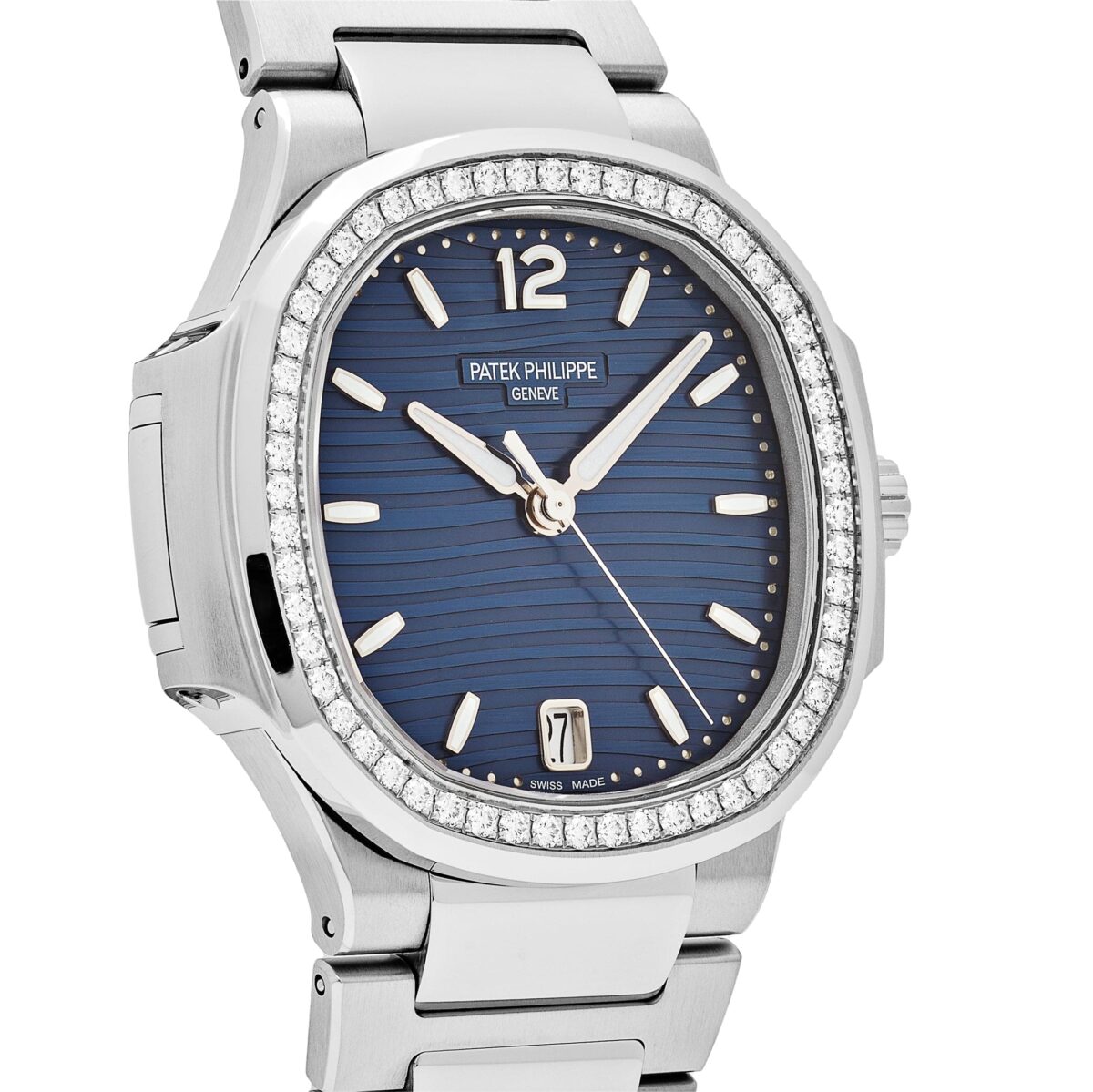 Patek Philippe Nautilus 7118/1200A-001 'Ladies' Blue Dial Diamond Bezel (2024) - Image 4