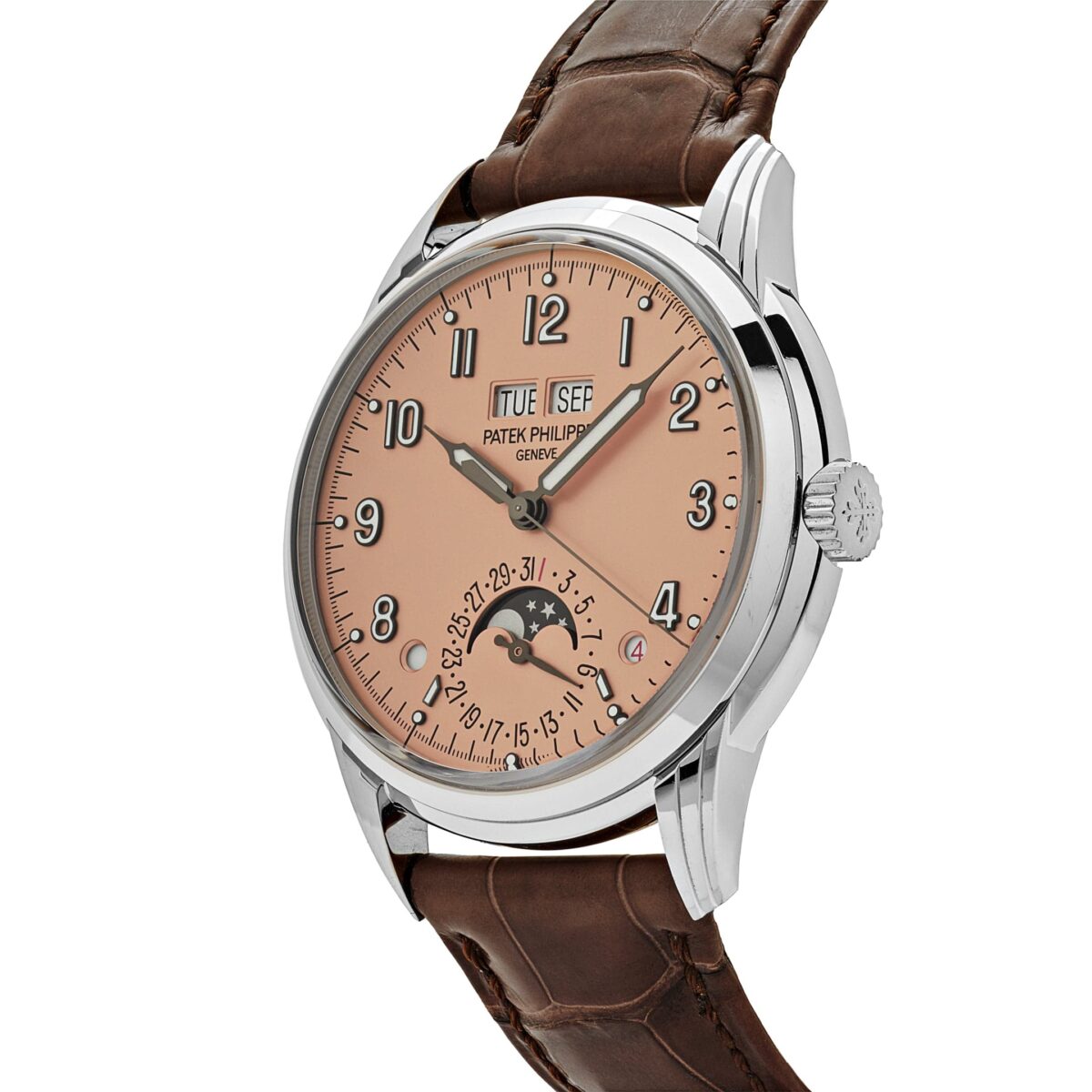 Patek Phillipe Grand Complications 5320G-011 Perpetual Calendar White Gold Salmon Dial - Image 3