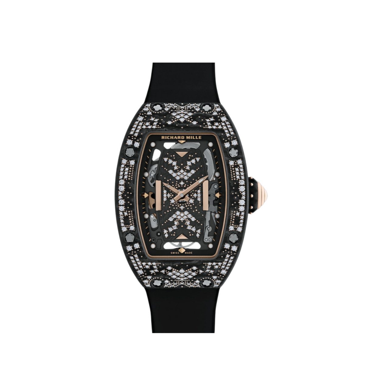 Richard Mille RM 07-01 Intergalactic Misty Night Carbon TPT Diamond Bezel