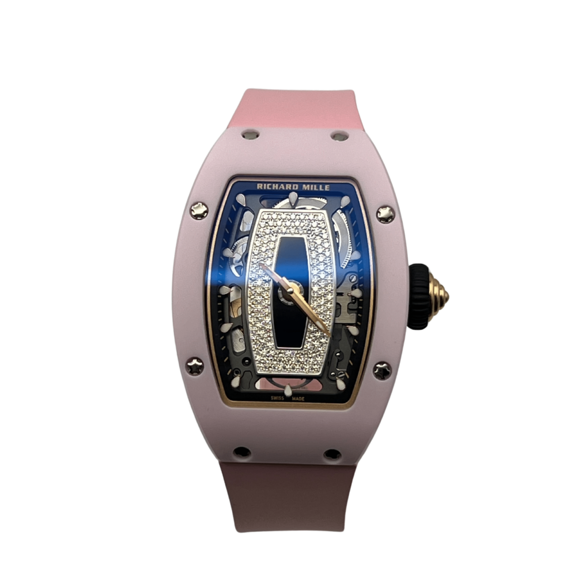 Richard Mille RM 07-01 Ladies' Pink Ceramic & White Gold