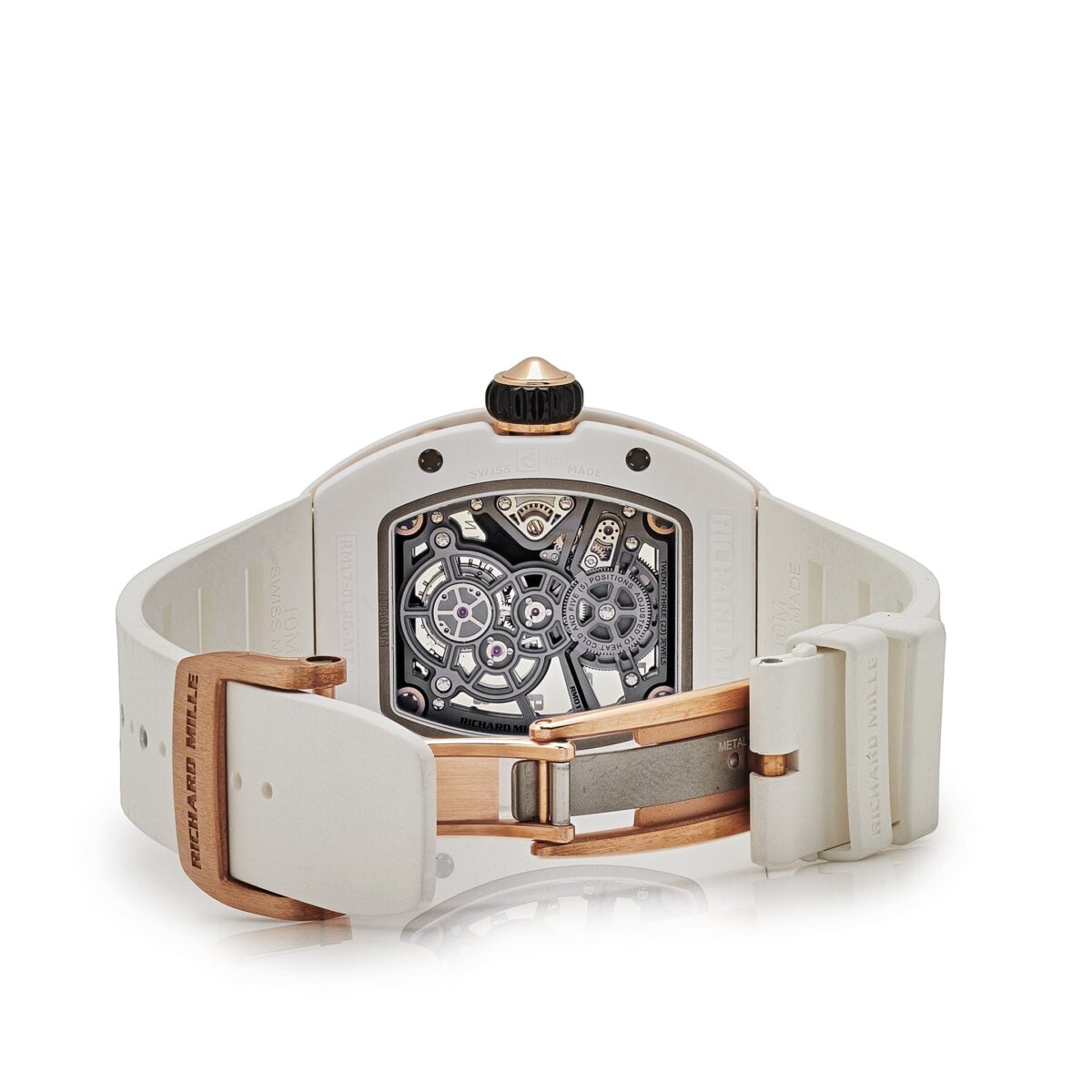 Richard Mille RM 17-01 White Ceramic Rose Gold Manual Wind Tourbillon - Image 6