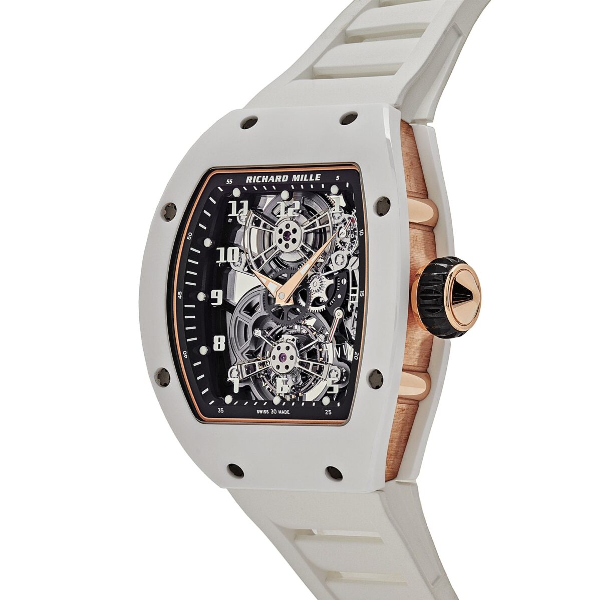 Richard Mille RM 17-01 White Ceramic Rose Gold Manual Wind Tourbillon - Image 3