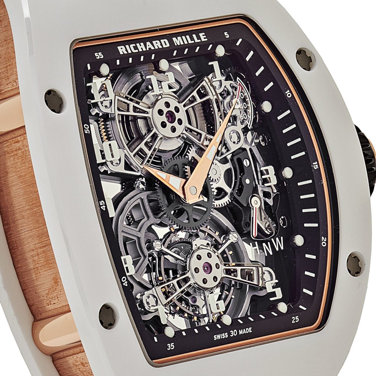 Richard Mille RM 17-01 White Ceramic Rose Gold Manual Wind Tourbillon - Image 5