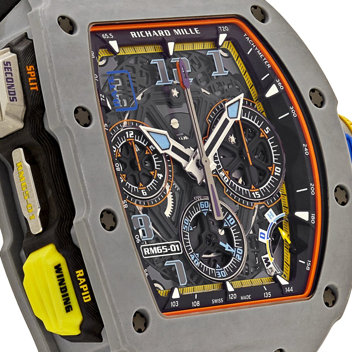 Richard Mille RM 65-01 Automatic Split-Seconds Chronograph Carbon TPT Skeleton Dial (2024) - Image 5