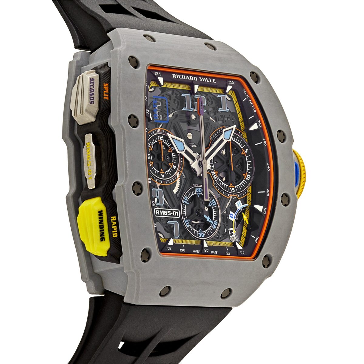 Richard Mille RM 65-01 Automatic Split-Seconds Chronograph Carbon TPT Skeleton Dial (2024) - Image 3