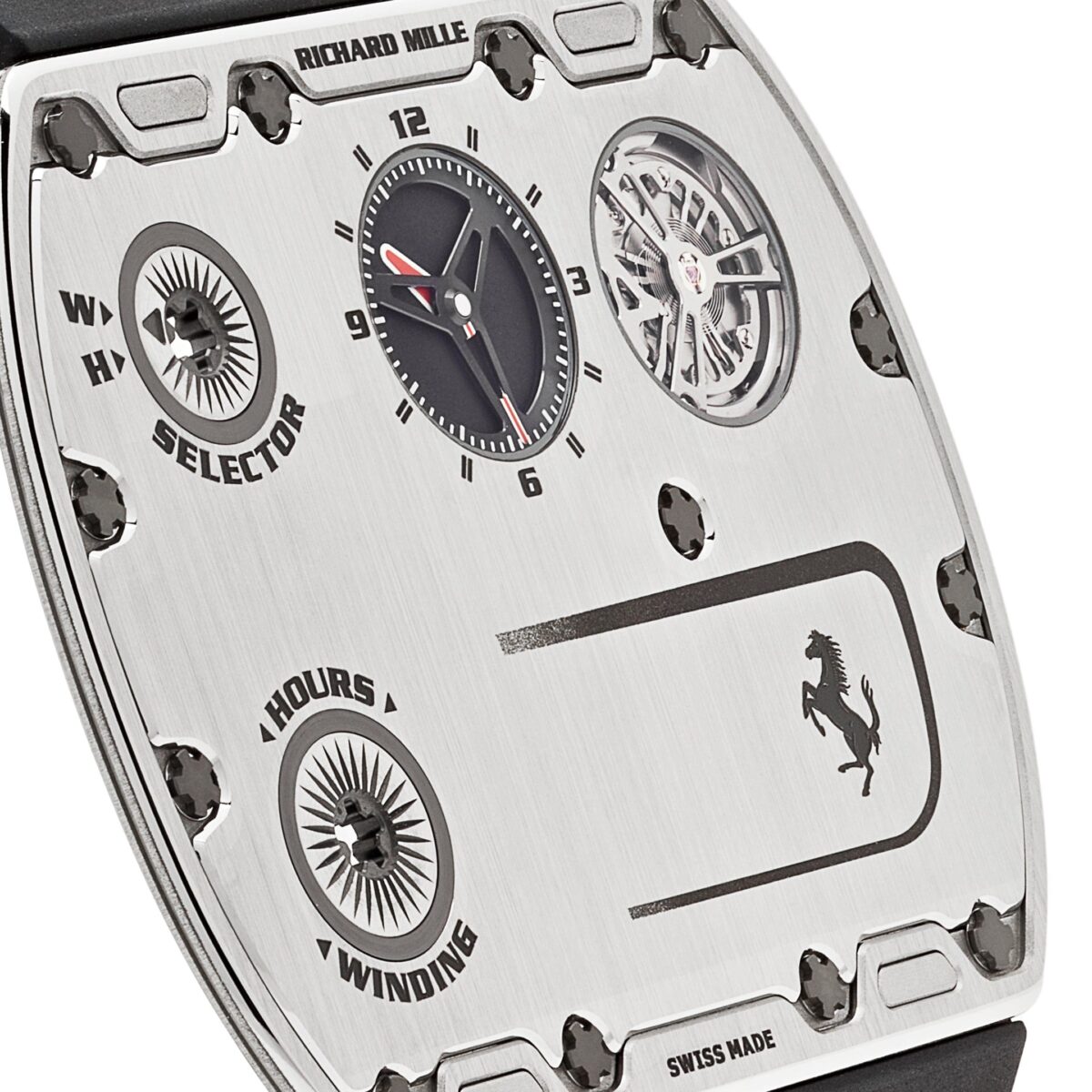 Richard Mille  RM UP-01  Ferrari Ultraflat Titanium  Silver Dial Limited Edition - Image 5