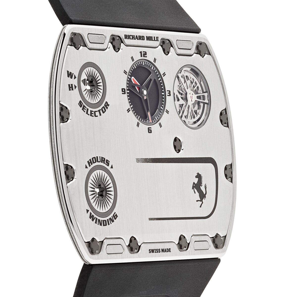 Richard Mille  RM UP-01  Ferrari Ultraflat Titanium  Silver Dial Limited Edition - Image 3