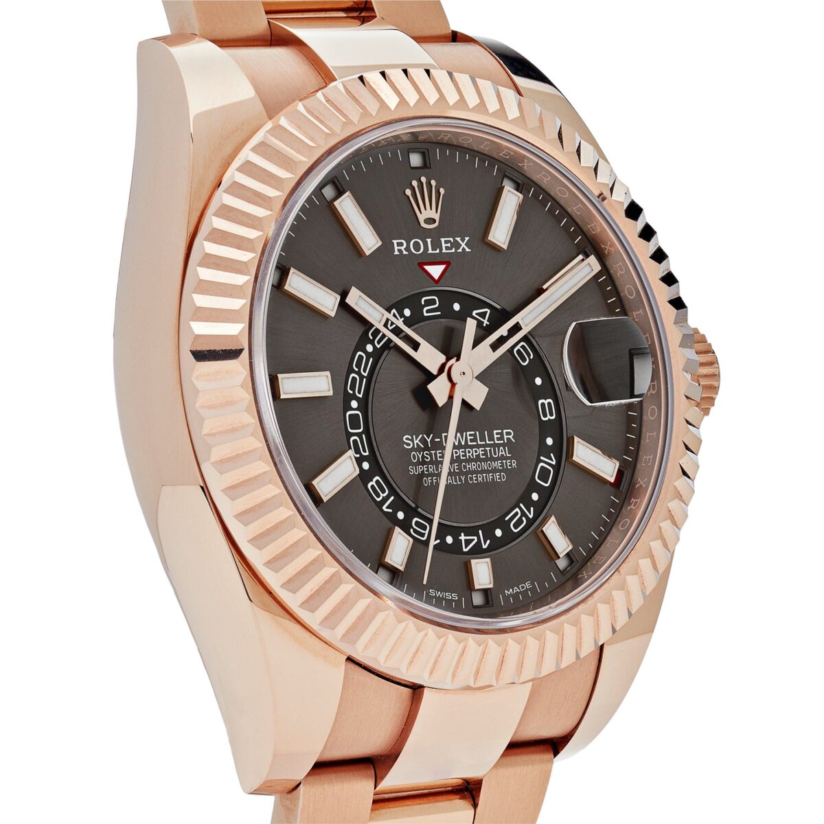 Rolex Sky-Dweller 336935 Rose Gold Rhodium Slate Grey Dial (2024) - Image 3