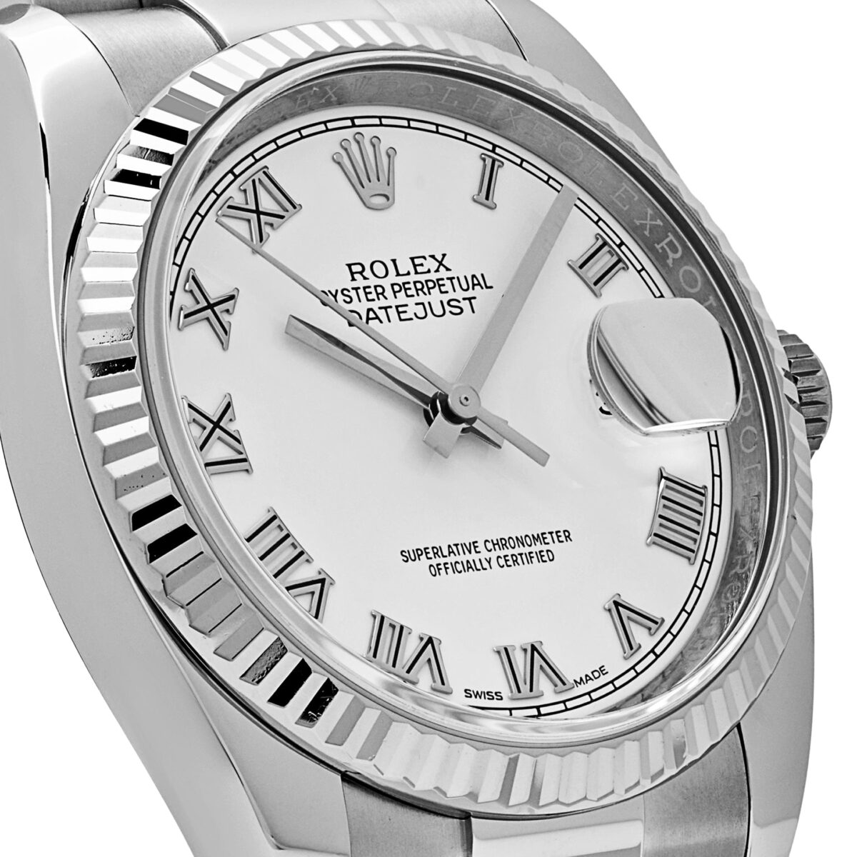 Rolex Datejust 116234  Stainless Steel and  White Gold White Dial (2018) - Image 5