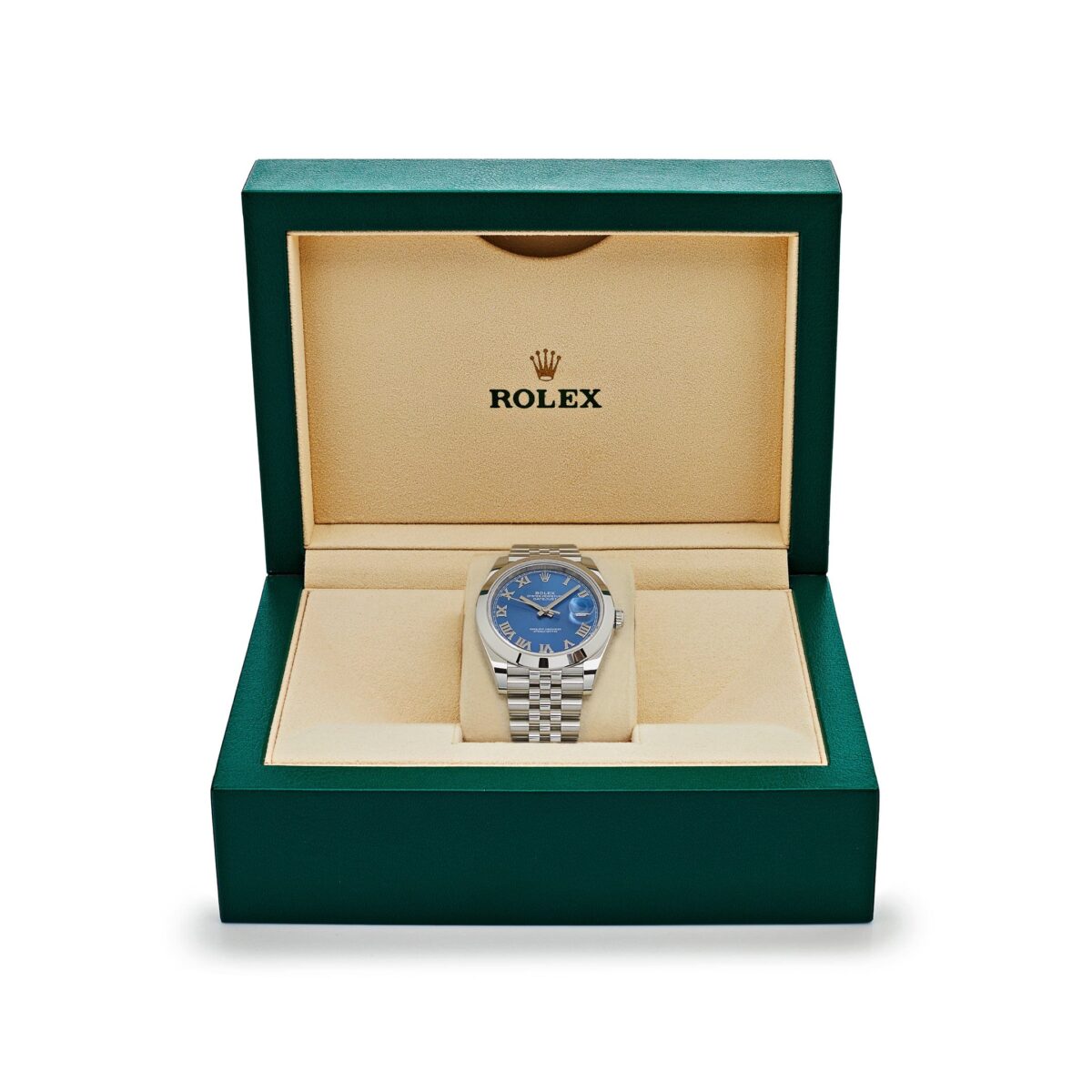 Rolex Datejust 126300 Stainless Steel Blue Roman Dial Jubilee (2024) - Image 7