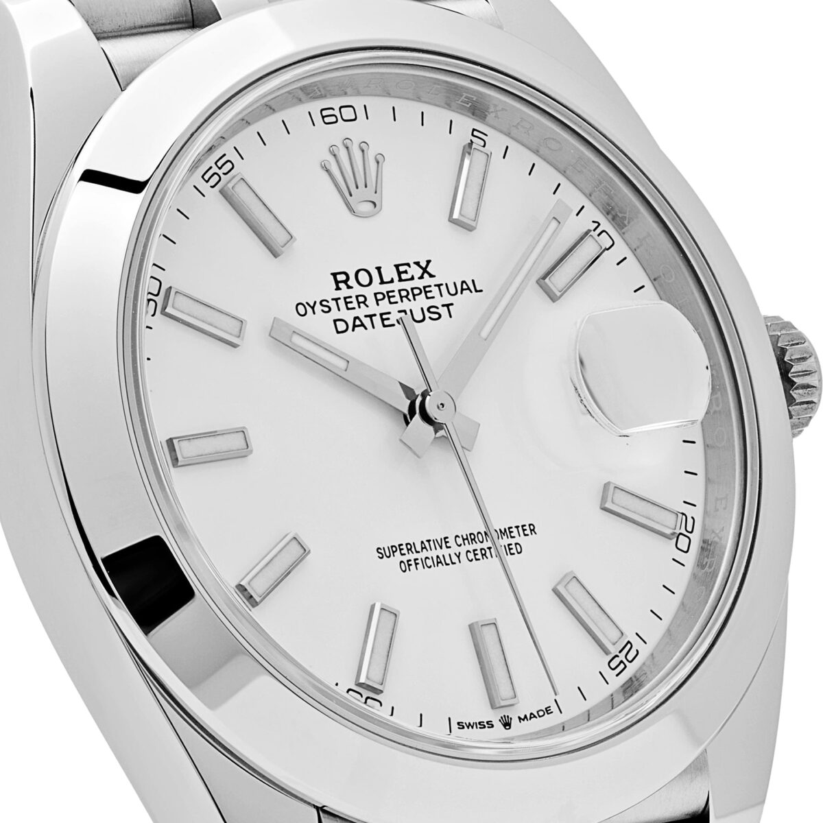 Rolex Datejust 126300 Stainless Steel White Dial Jubilee - Image 5