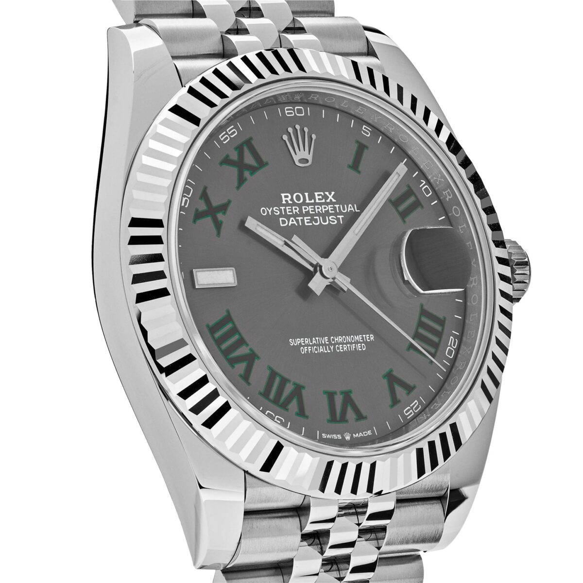 Rolex Datejust 126334 'Wimbledon' Stainless Steel Slate Dial Jubilee (2022) - Image 4