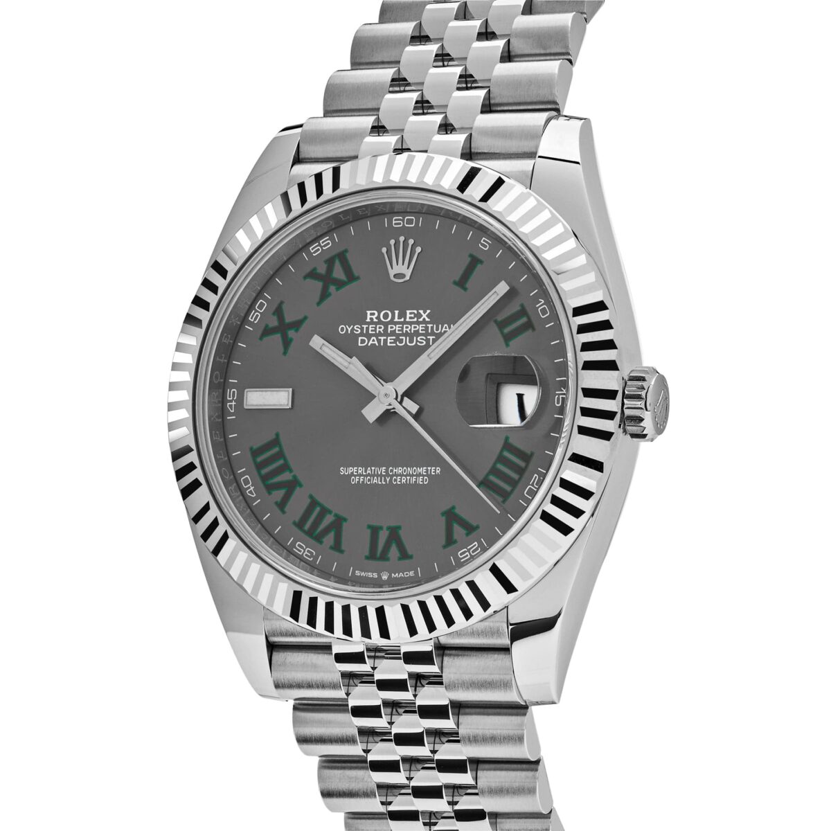 Rolex Datejust 126334 'Wimbledon' Stainless Steel Slate Dial Jubilee (2022) - Image 3