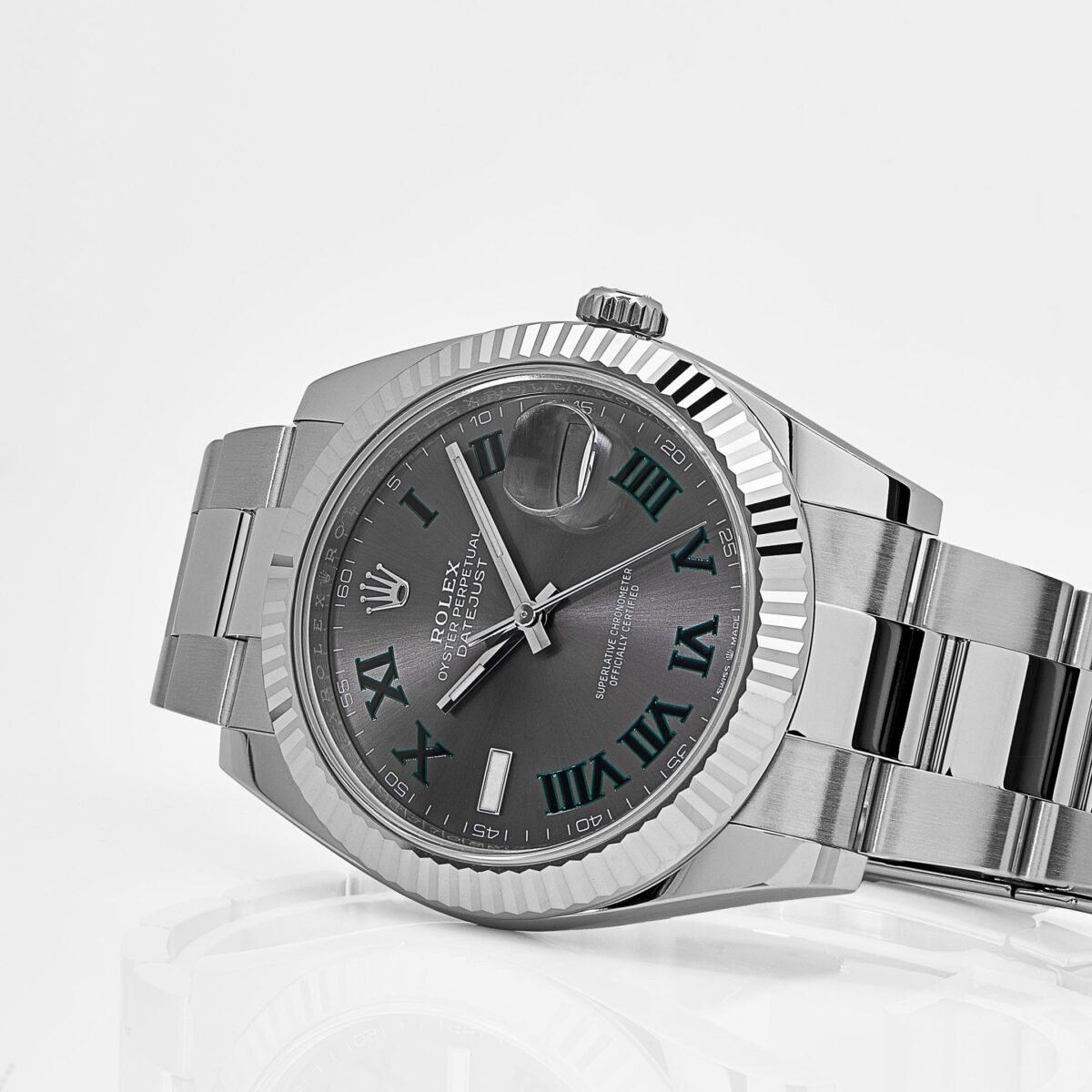 Rolex Datejust 126334 'Wimbledon' Stainless Steel Slate Dial Oyster (2024) - Image 7