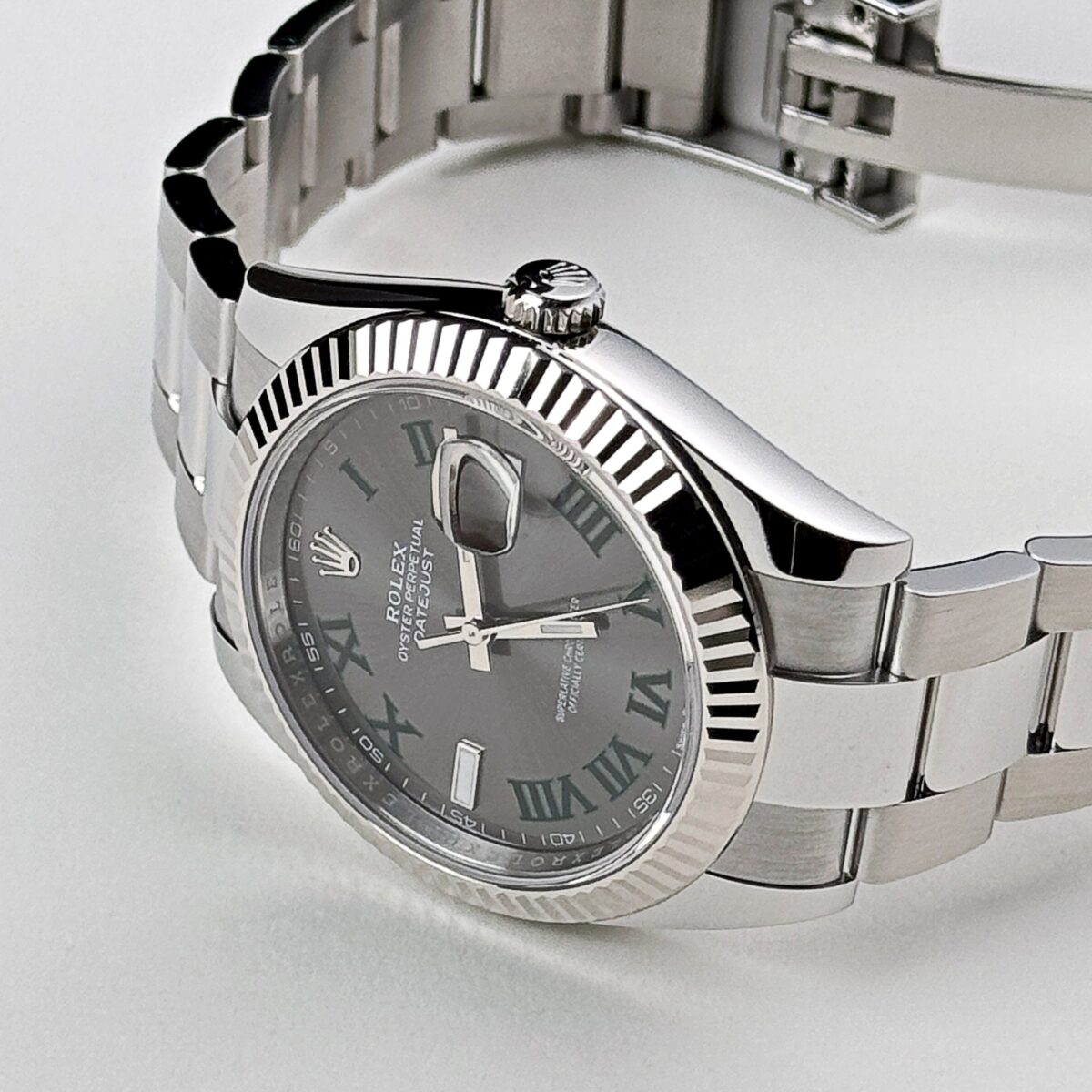 Rolex Datejust 126334 'Wimbledon' Stainless Steel Slate Dial Oyster (2024) - Image 4