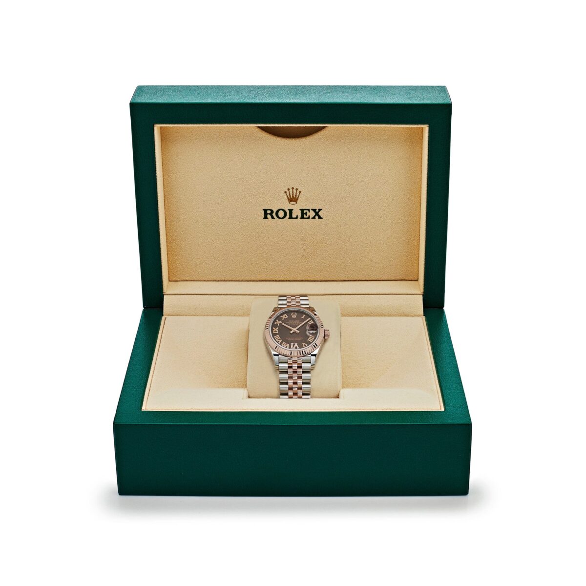 Rolex Datejust 278271 Rose Gold Stainless Steel Roman Chocolate Dial Jubilee (2024) - Image 7