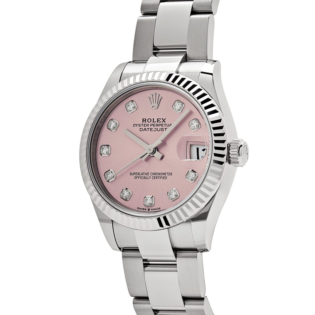 Rolex Datejust 278274 Stainless Steel Pink Diamond Dial - Image 3