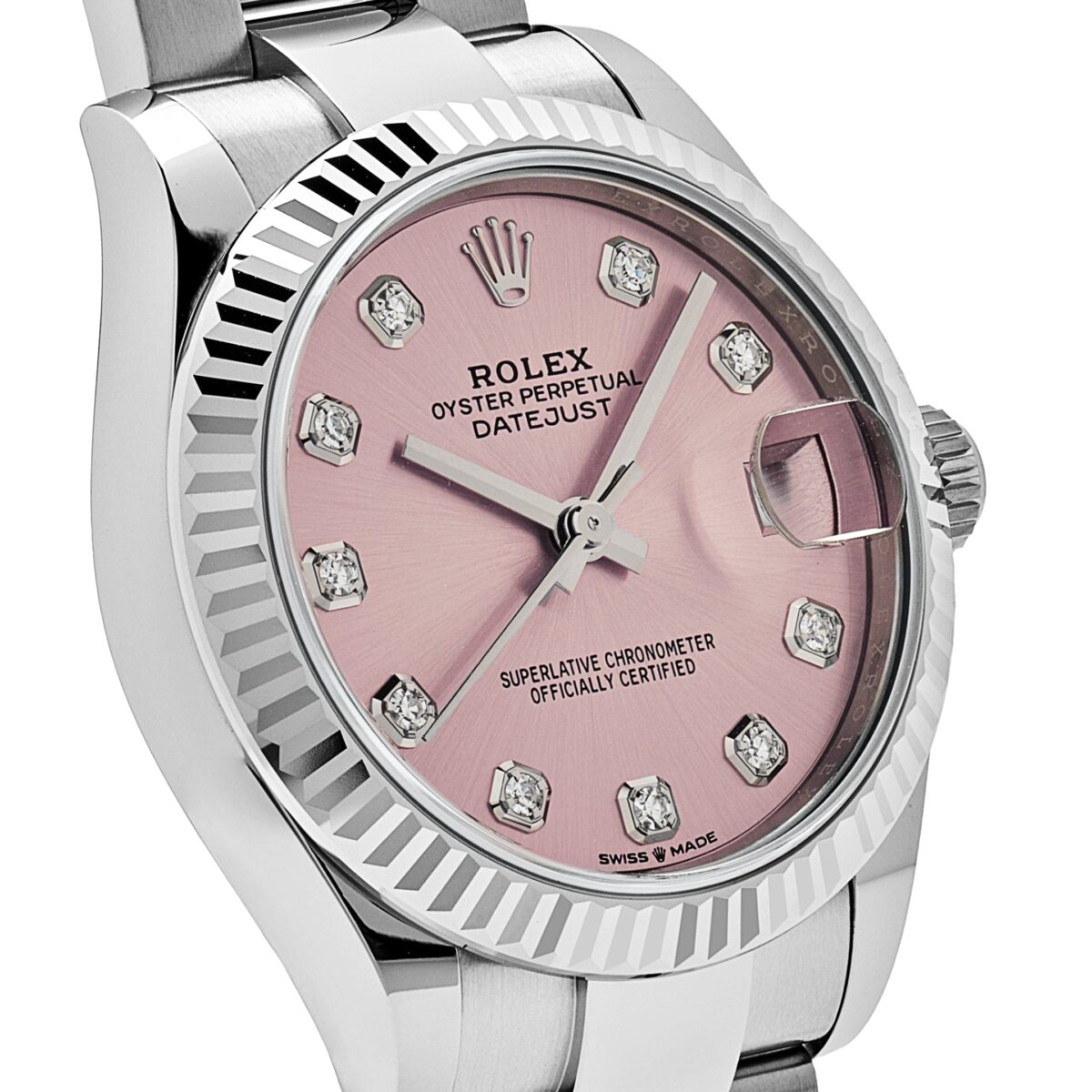 Rolex Datejust 278274 Stainless Steel Pink Diamond Dial - Image 5