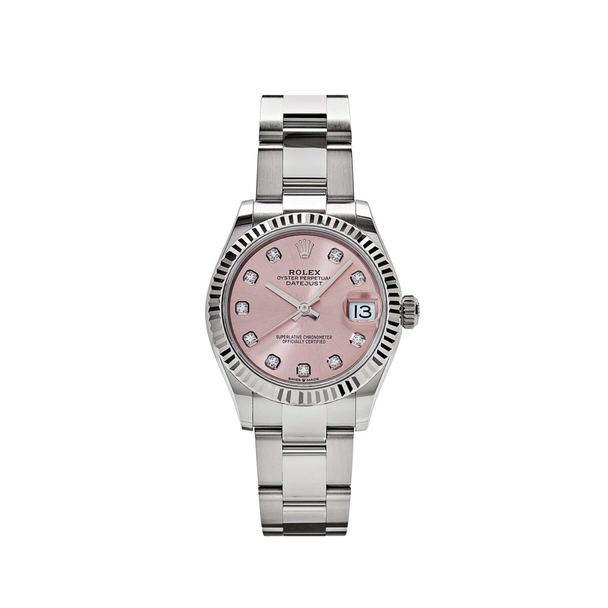 Rolex Datejust 278274 Stainless Steel Pink Diamond Dial