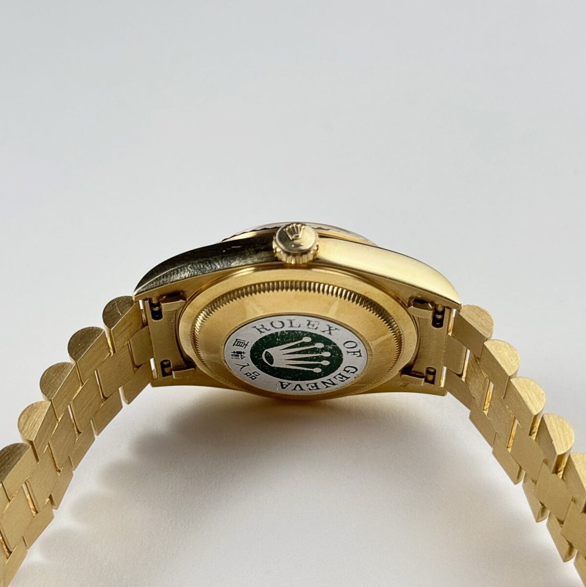 Rolex Day-Date 18238 Yellow Gold Carousel Diamond Dial Presidential Bracelet - Image 7