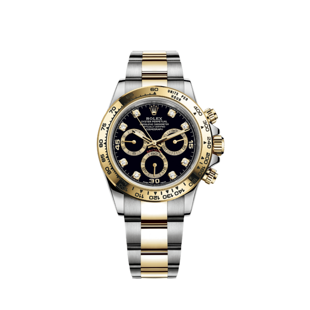 Rolex Daytona 116503 Yellow Gold Stainless Steel Black Diamond Dial (2022)