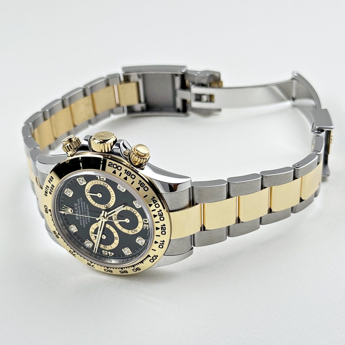 Rolex Daytona 116503 Yellow Gold Stainless Steel Black Diamond Dial (2022) - Image 4