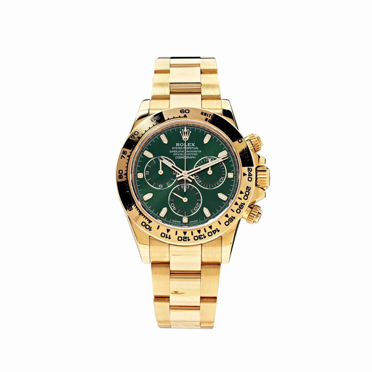 Rolex Daytona 116508 'John Mayer' Yellow Gold Green Dial