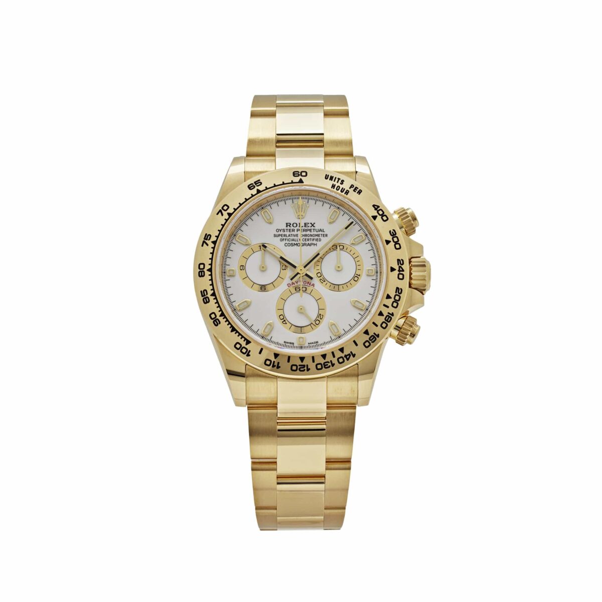 Rolex Daytona 116508 Yellow Gold White Dial (2021)