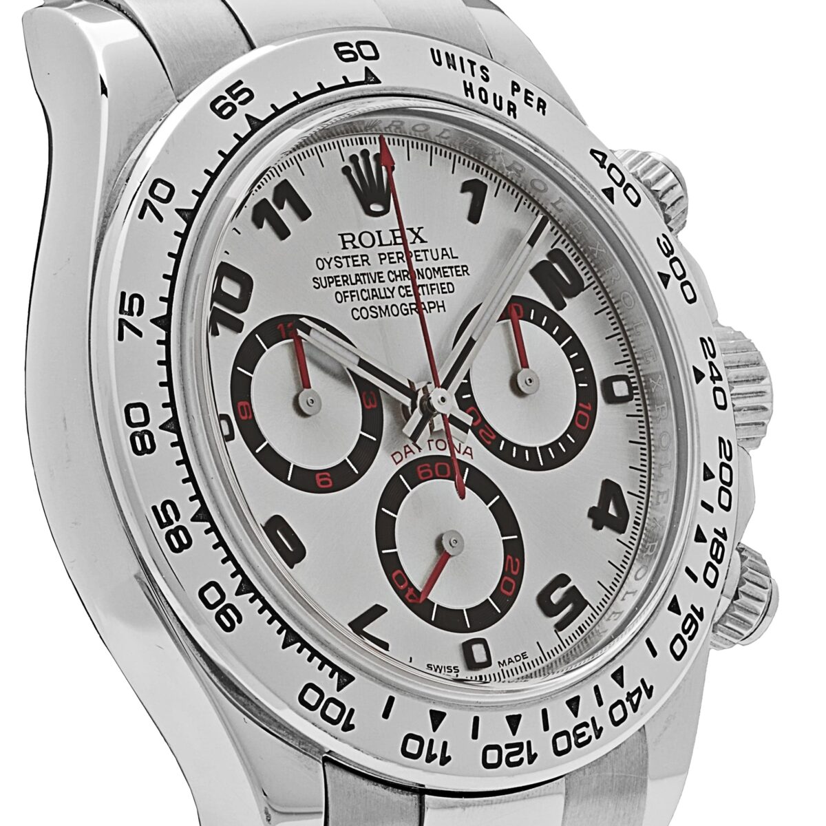 Rolex Daytona 116509 Silver Racing Dial White Gold (2006) - Image 4