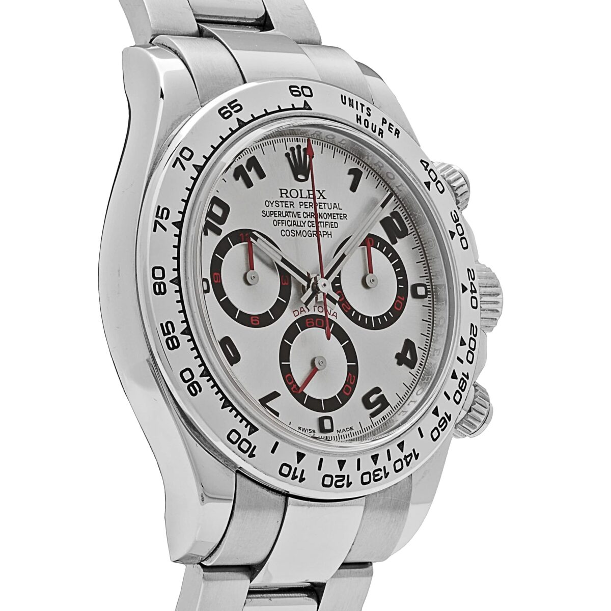 Rolex Daytona 116509 Silver Racing Dial White Gold (2006) - Image 5