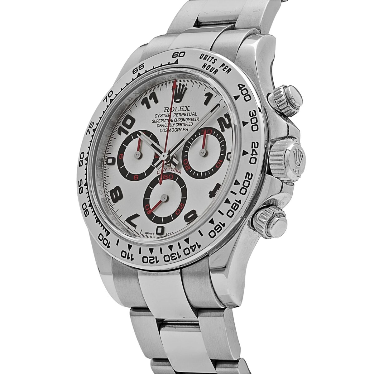 Rolex Daytona 116509 Silver Racing Dial White Gold (2006) - Image 3