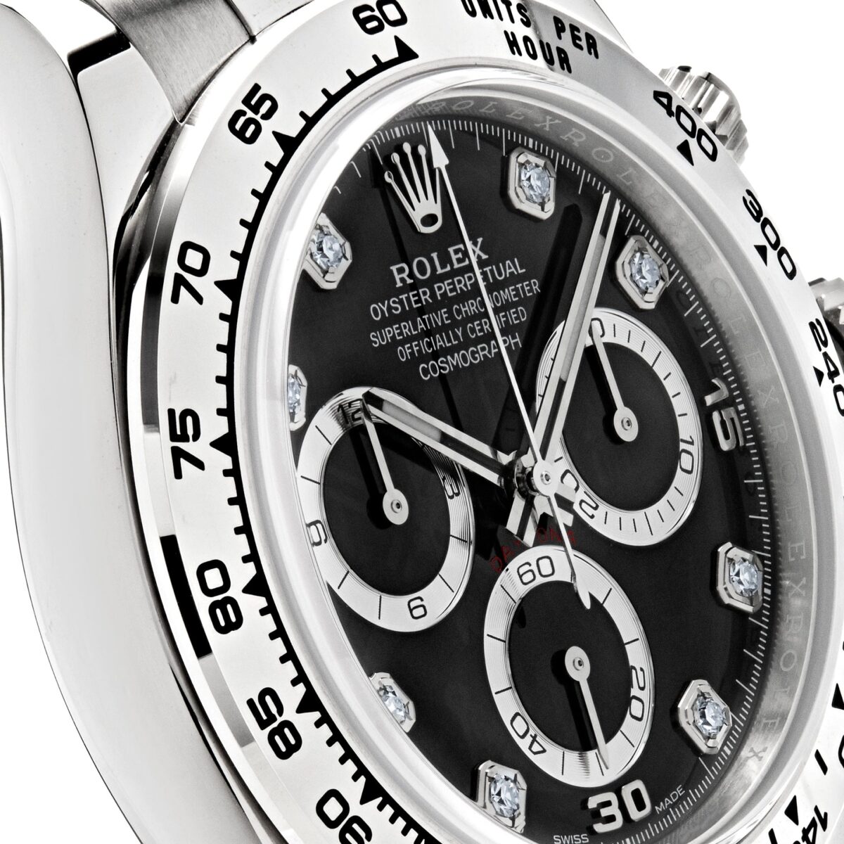 Rolex Daytona 116509 White Gold Black Diamond Dial - Image 3