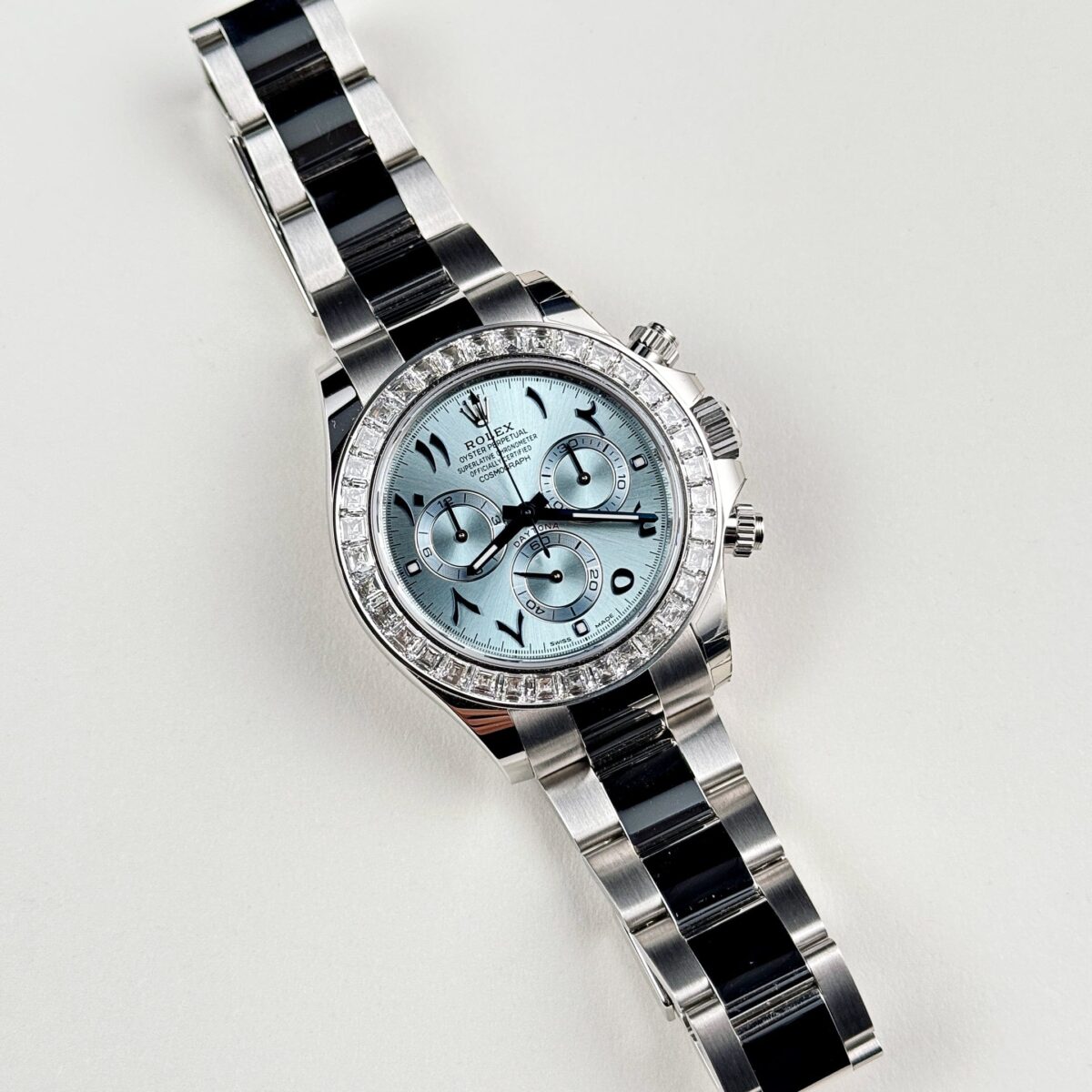 Rolex Daytona 116576TBR Platinum Diamond Ice Blue Arabic Dial (2023) - Image 3