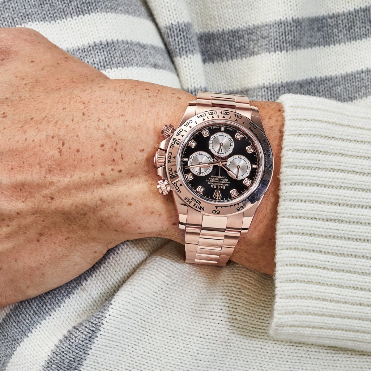 Rolex Daytona 126505 Rose Gold Black Diamond Dial (2023) - Image 2