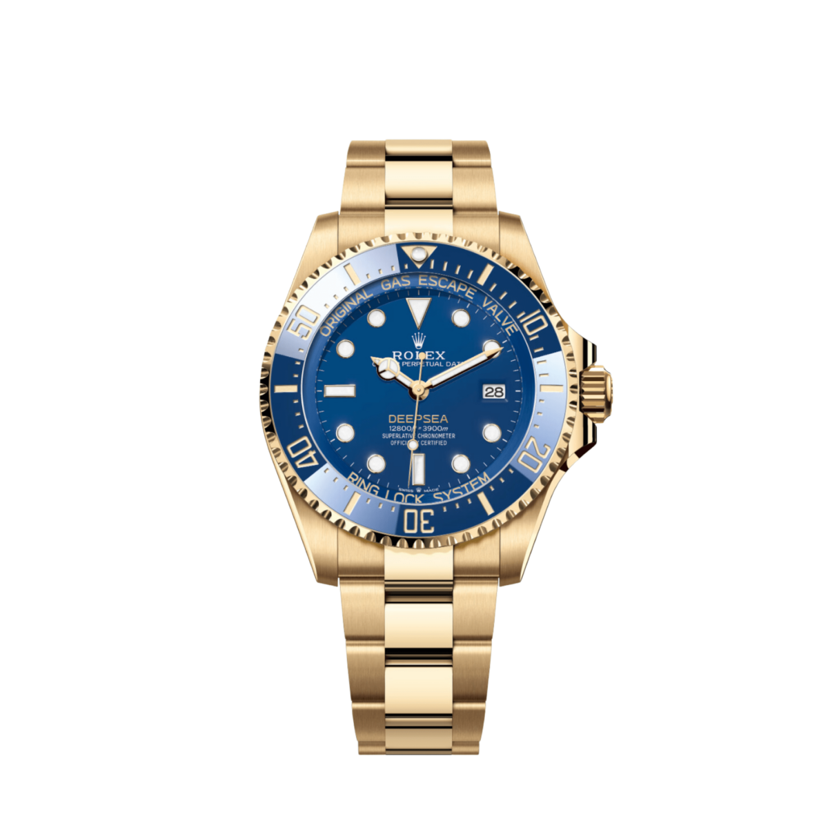 Rolex Deepsea 136668LB Yellow Gold Blue Dial Oyster (2024)