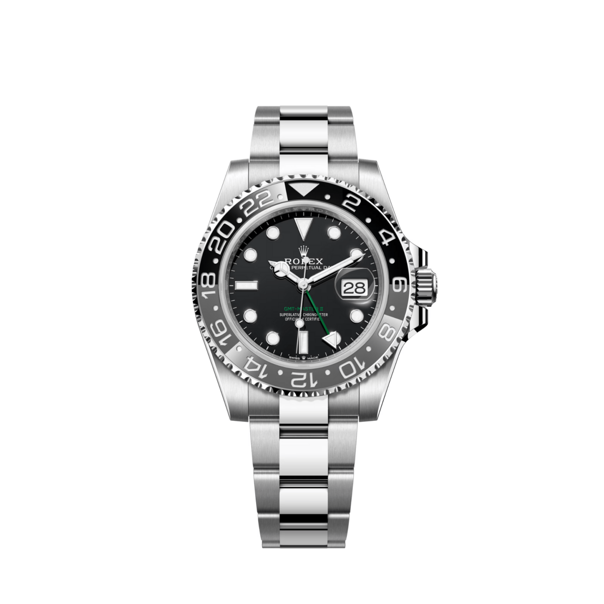 Rolex GMT-Master II 126710GRNR 'Bruce Wayne' Stainless Steel Black Dial Oyster (2024)