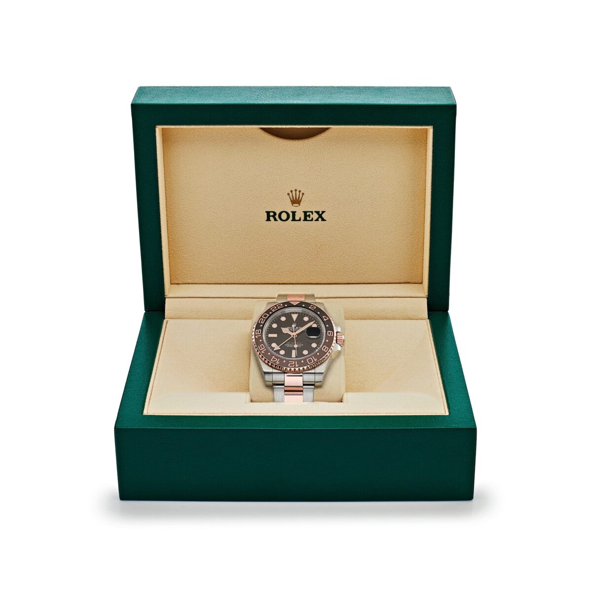 Rolex GMT-Master II 126711CHNR 'Root Beer' Rose Gold Stainless Black Dial (2022) - Image 12