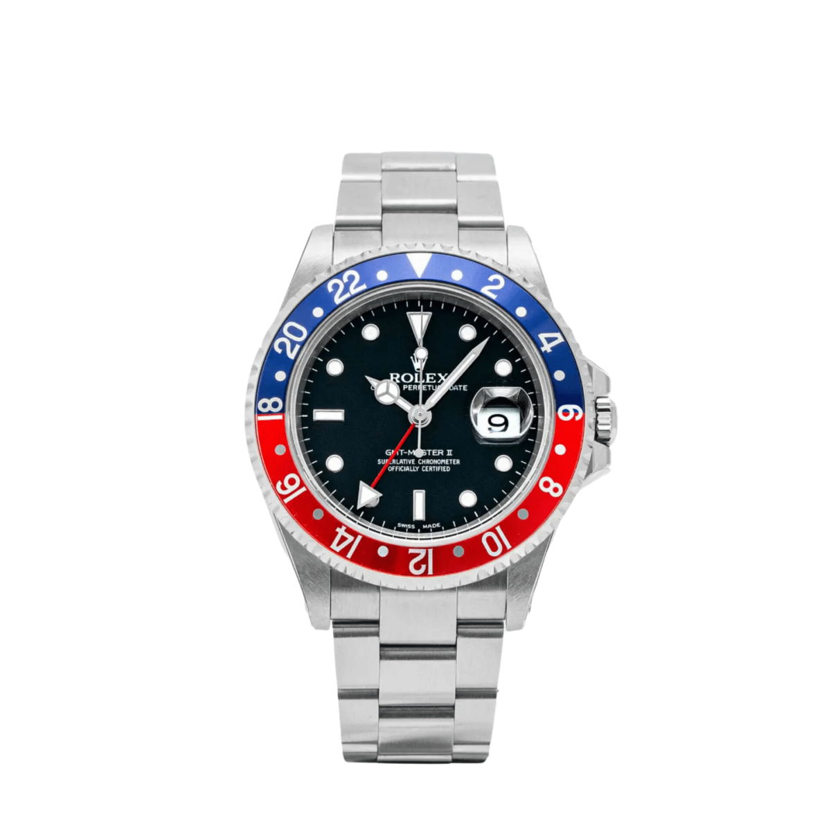 Rolex GMT-Master II 16710 'Pepsi' Stainless Steel Black Dial