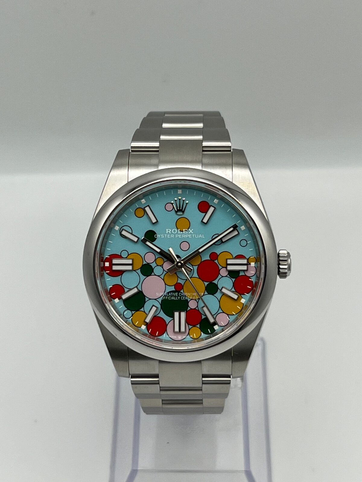 Rolex Oyster Perpetual 124300 'Celebration Motif' Dial (2024) - Image 2