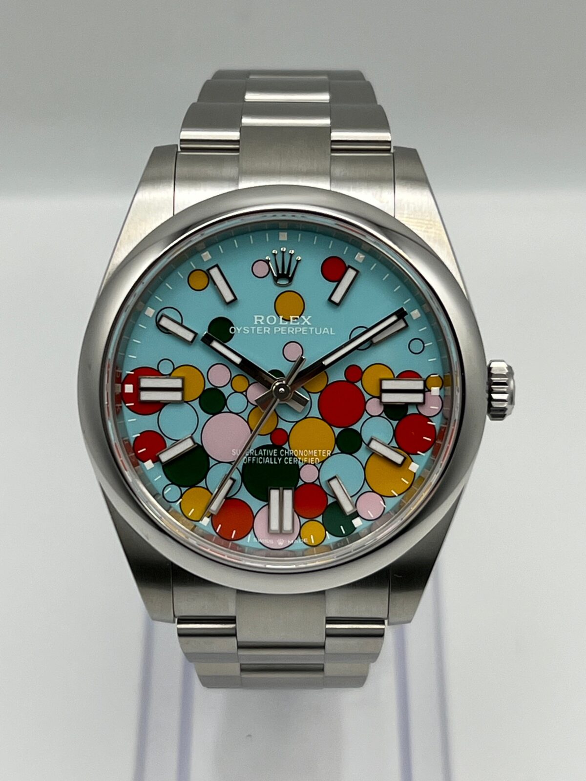 Rolex Oyster Perpetual 124300 'Celebration Motif' Dial (2024) - Image 3