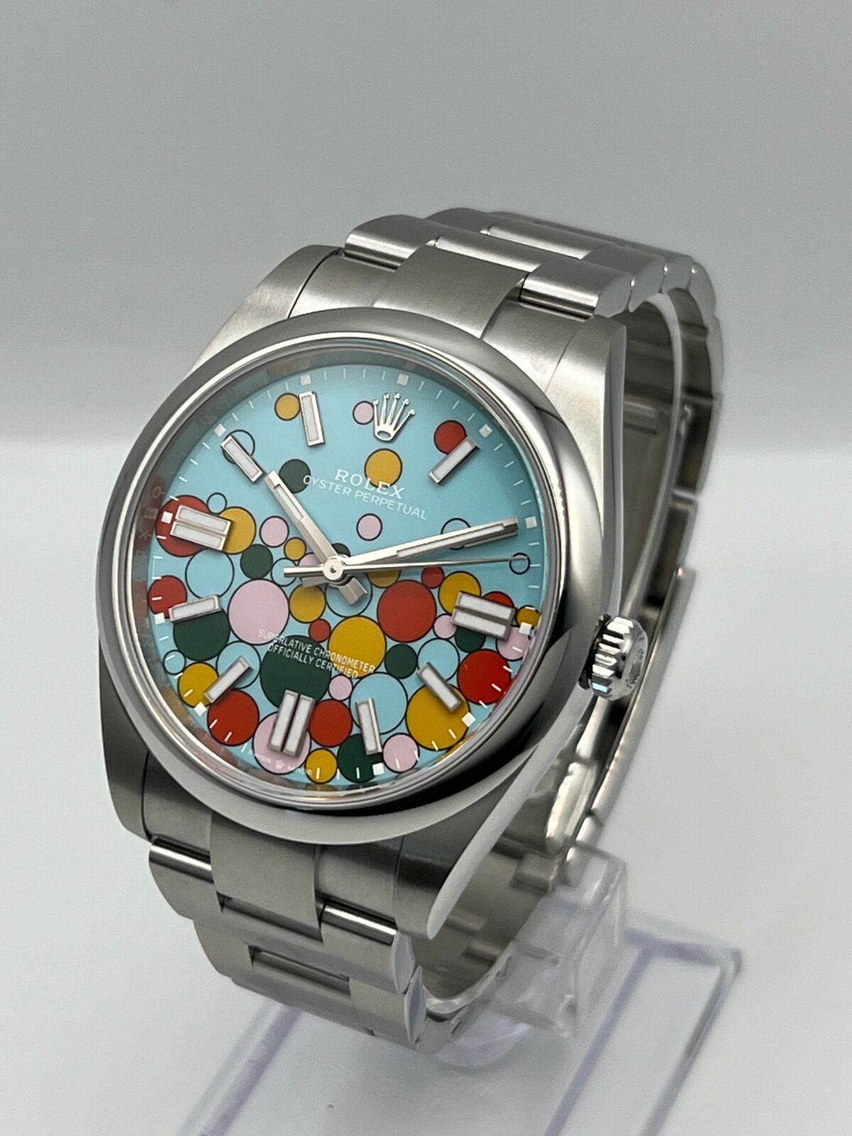 Rolex Oyster Perpetual 124300 'Celebration Motif' Dial (2024) - Image 5