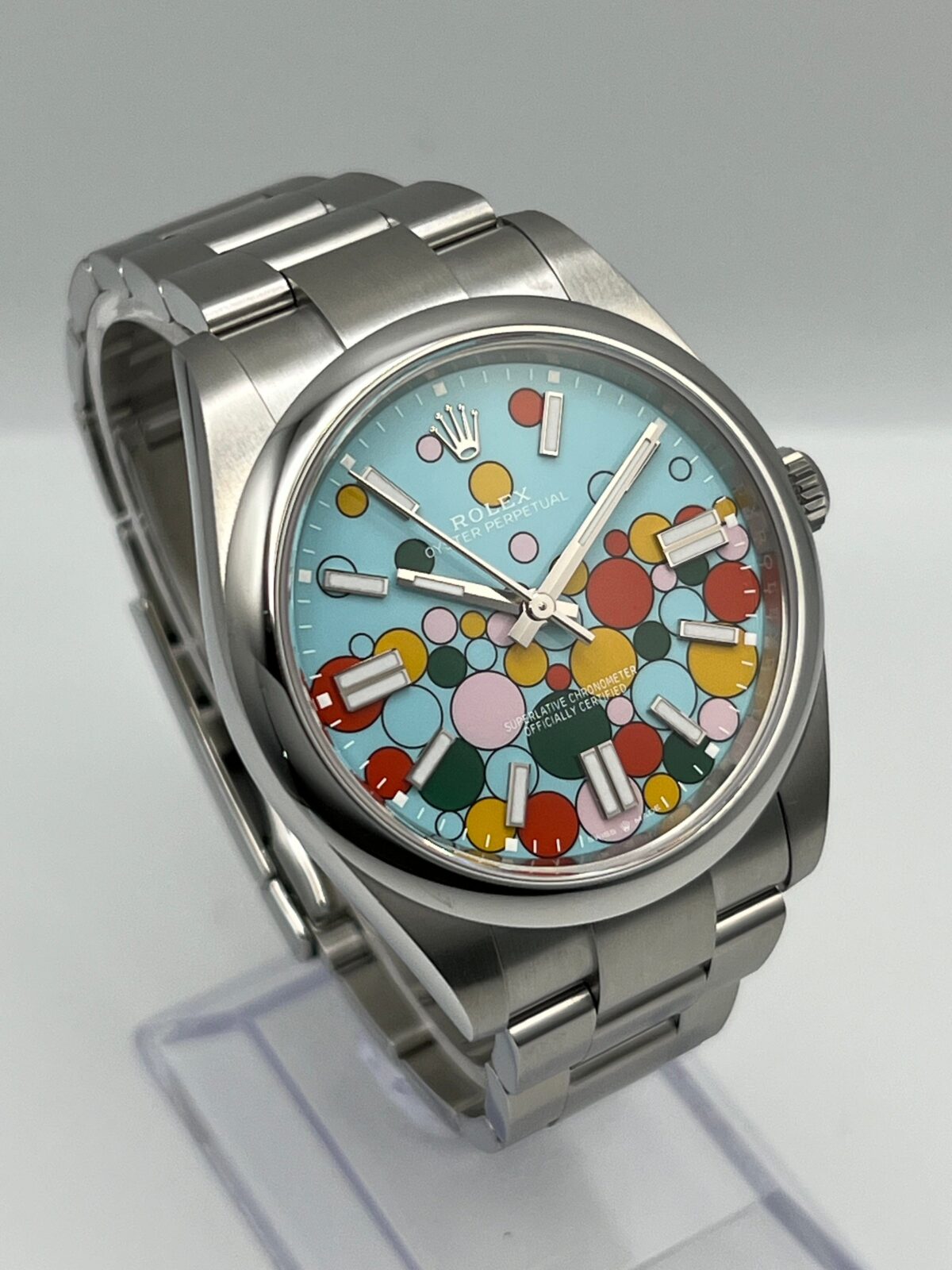 Rolex Oyster Perpetual 124300 'Celebration Motif' Dial (2024) - Image 4