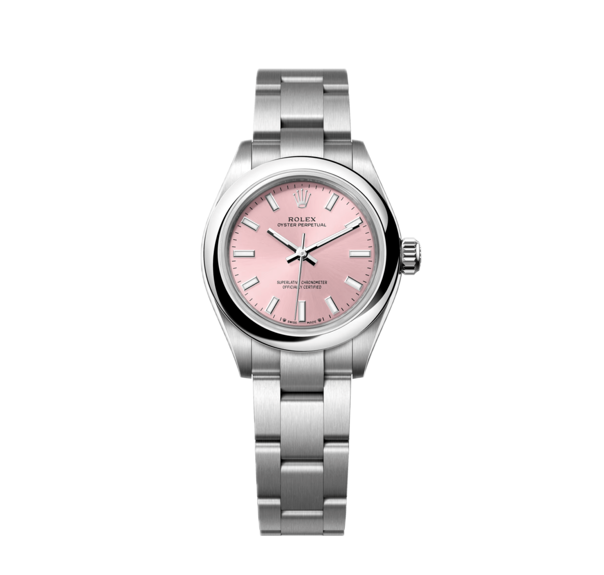 Rolex Oyster Perpetual 276200 Stainless Steel Pink Dial