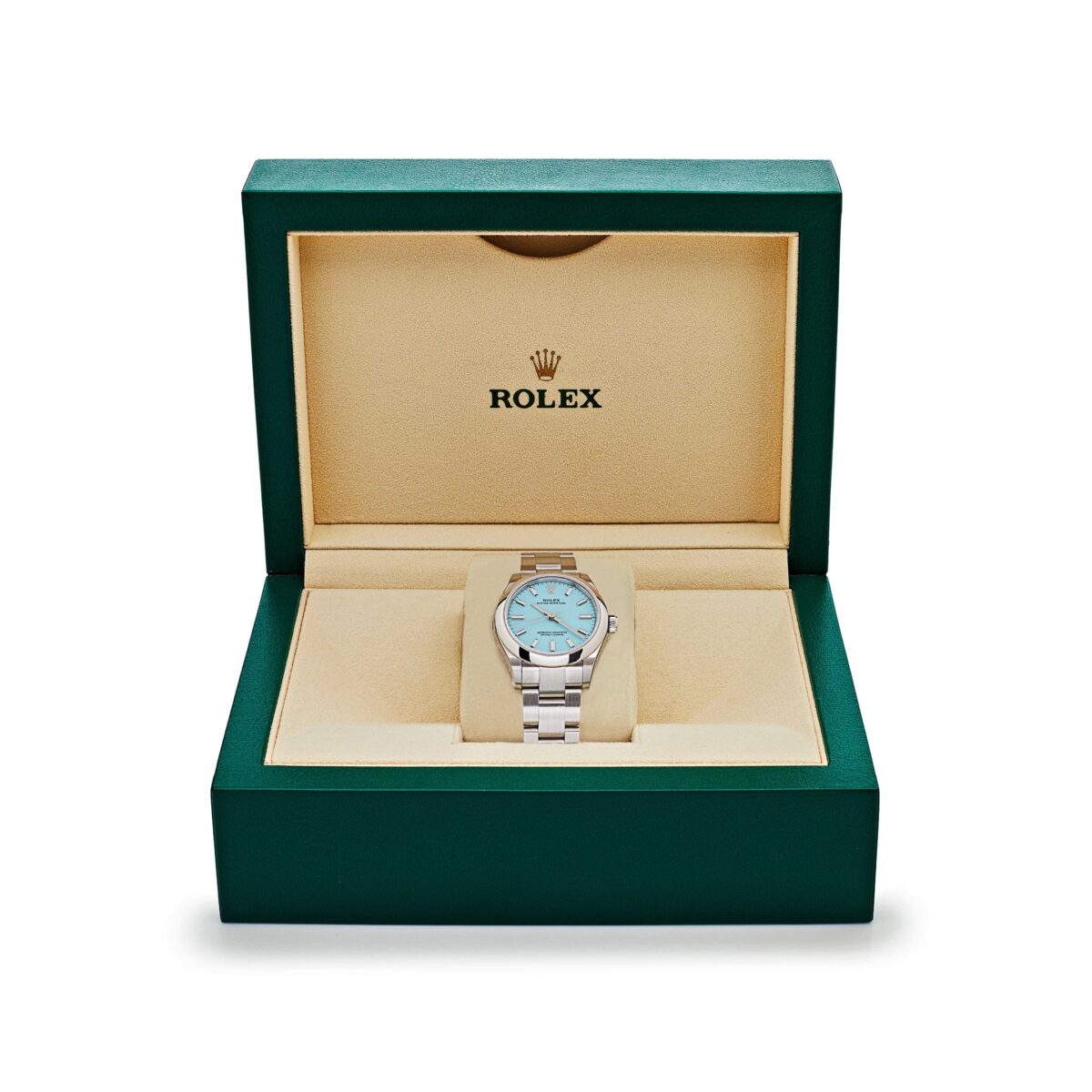 Rolex Oyster Perpetual 277200 Stainless Steel Tiffany Blue Turquoise Dial (2024) - Image 7