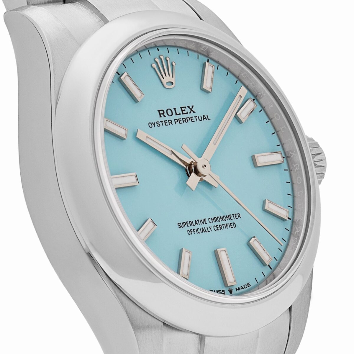 Rolex Oyster Perpetual 277200 Stainless Steel Tiffany Blue Turquoise Dial (2024) - Image 5