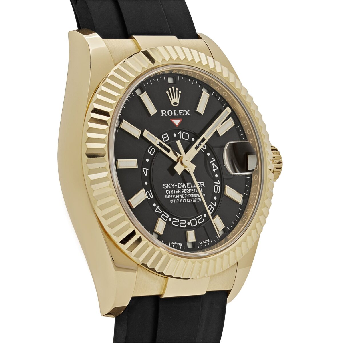 Rolex Sky-Dweller 326238 Yellow Gold  Bright Black Dial (2021) - Image 4