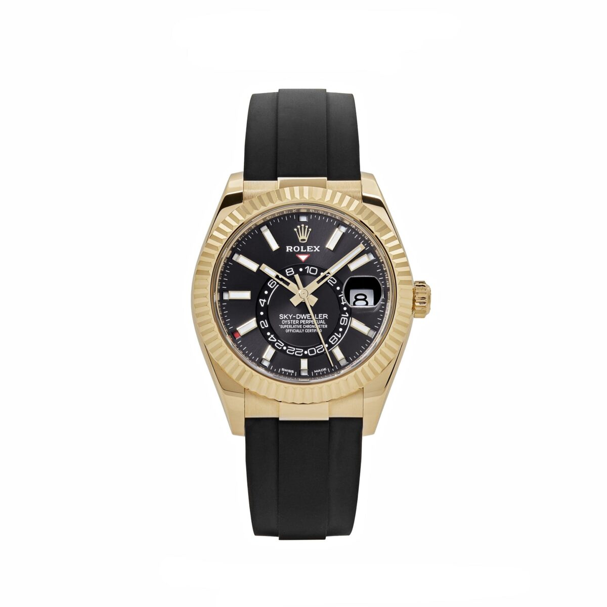 Rolex Sky-Dweller 326238 Yellow Gold  Bright Black Dial (2021)