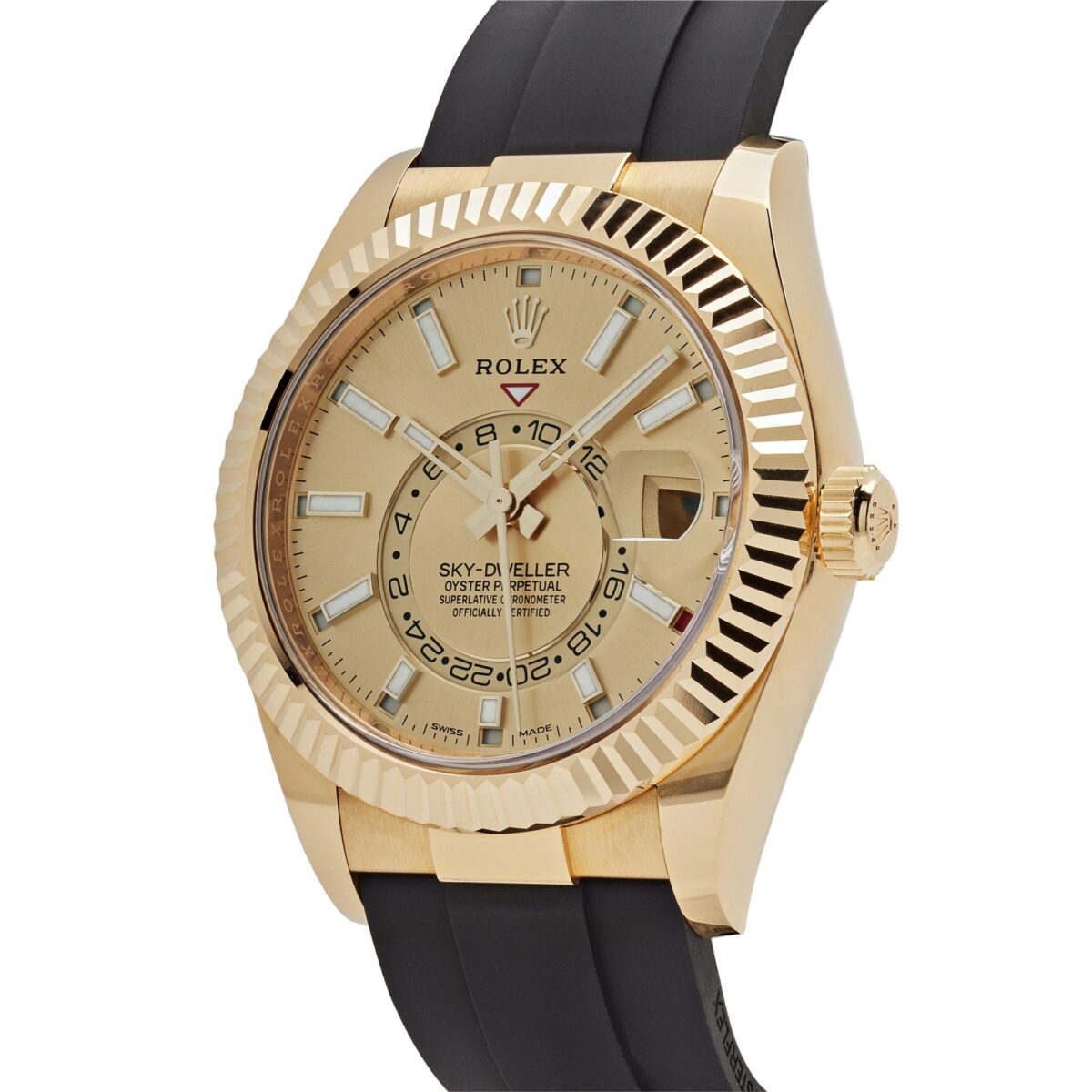 Rolex Sky-Dweller 326238 Yellow Gold Champagne Dial (2021) - Image 3