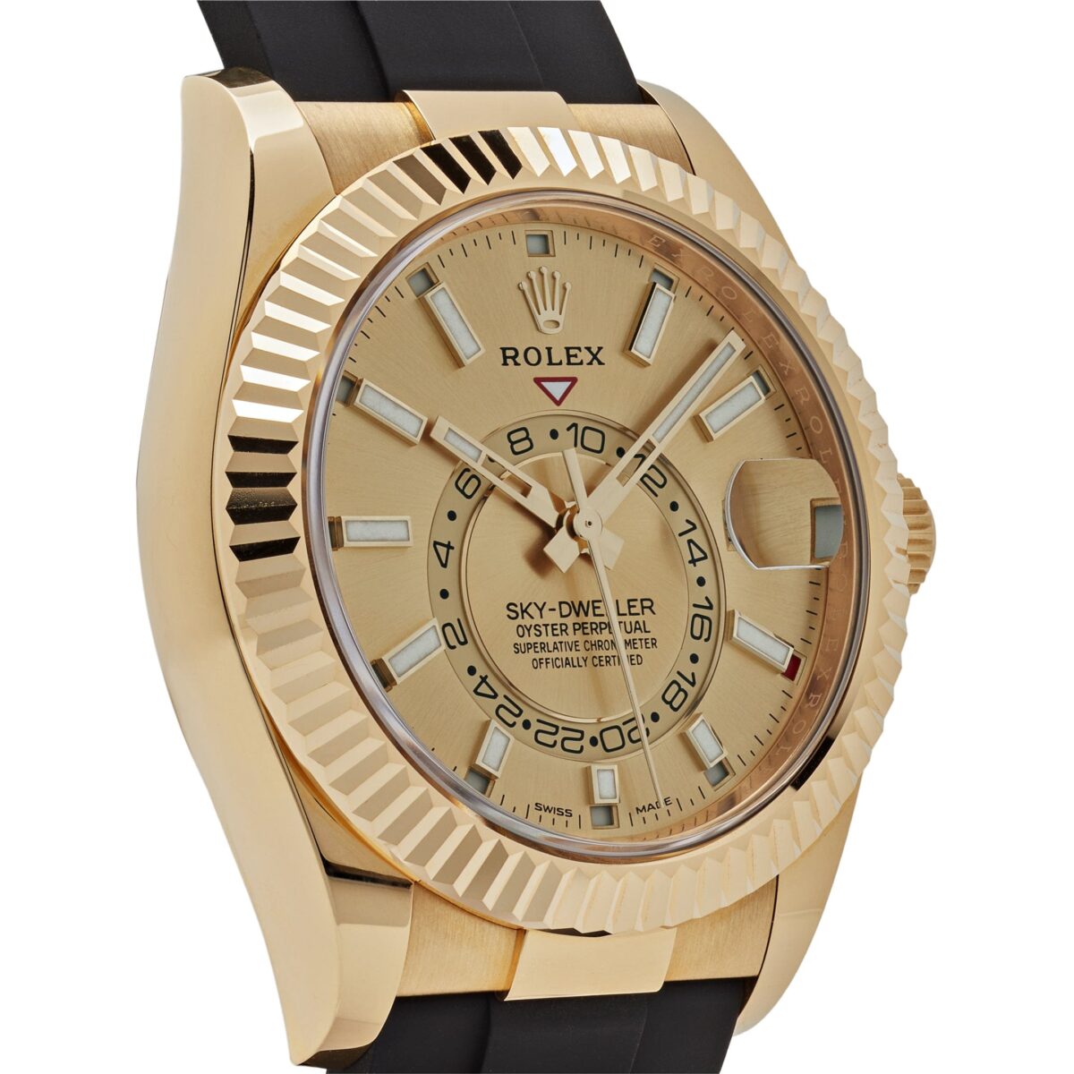 Rolex Sky-Dweller 326238 Yellow Gold Champagne Dial (2021) - Image 4